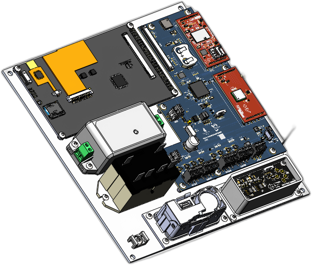 Genesis 360 industrial controller assembly, designed and built by ARG