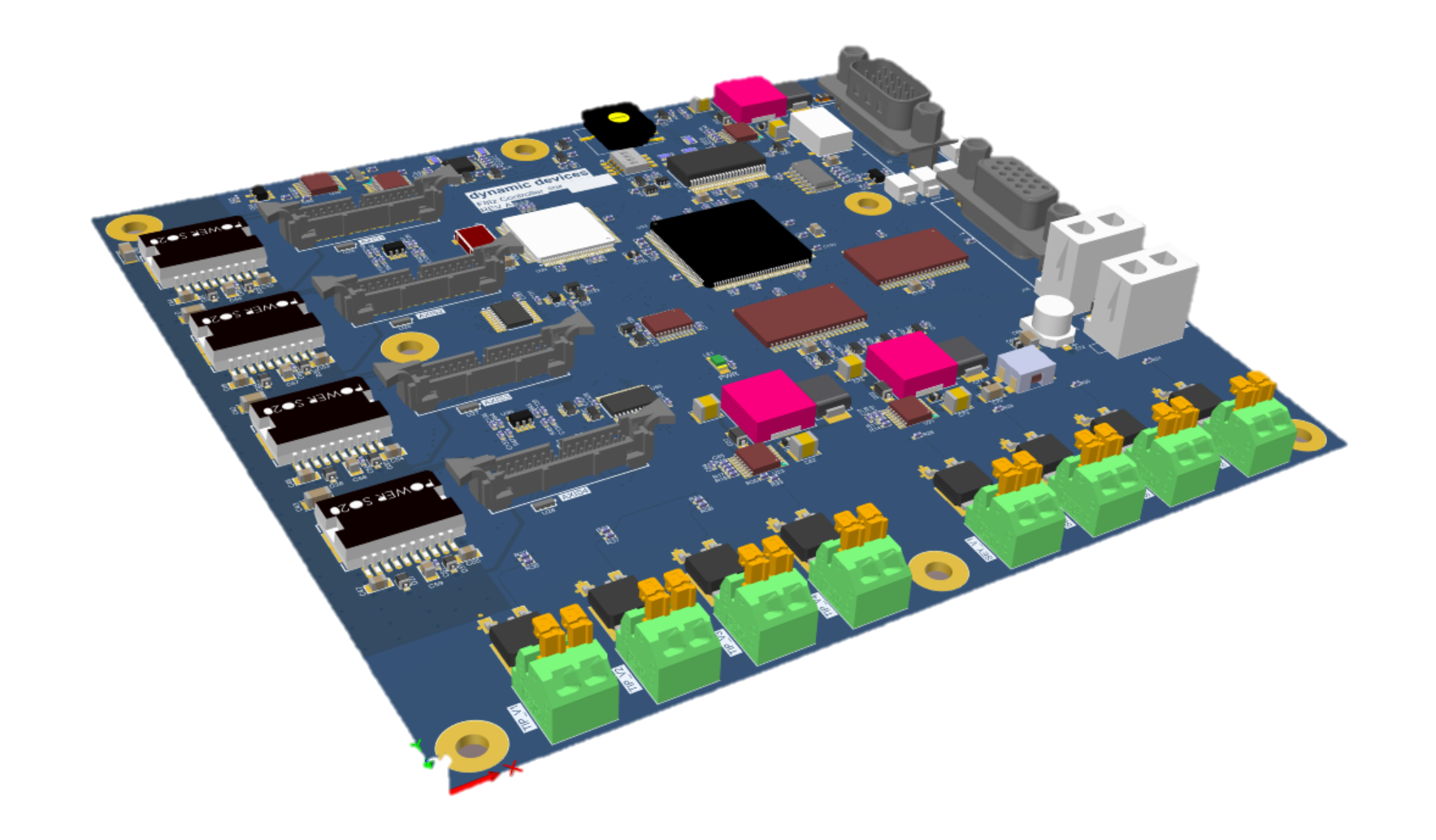 Custom multi-axis controller board — one of 35+ ARG client products